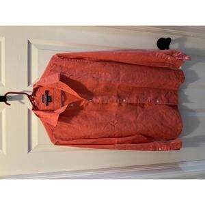 Pre Owned Island Company Women’s Coral Classic Linen Shirt